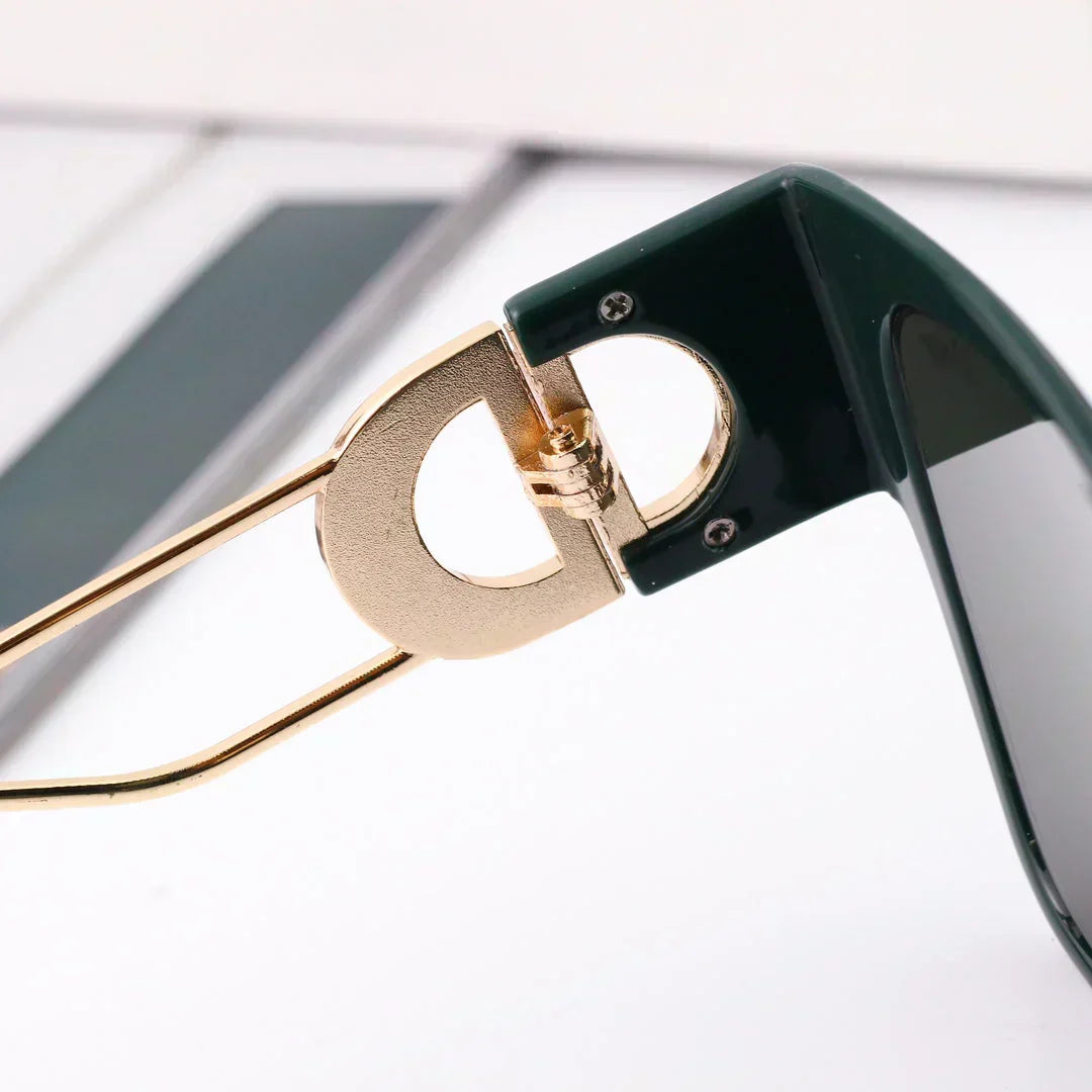 2025 Large frame fashionable cat-eye sunglasses