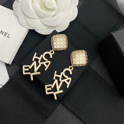 2025 Vintage Irregular Letter Drop Earrings