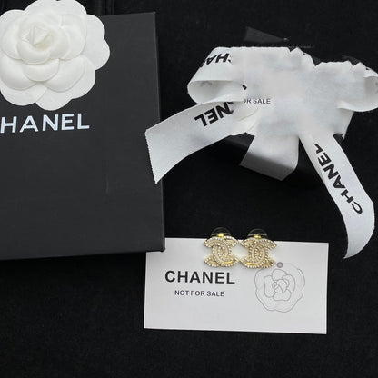 2025 Cutout Diamond Letter Stud Earrings