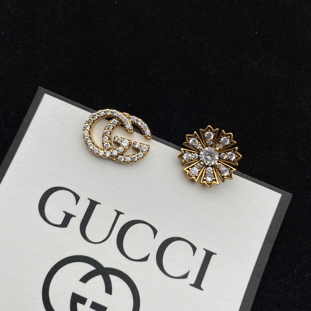 2025 Daisy Asymmetric Stud Earrings