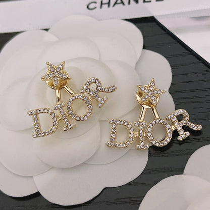 2025 Zircon Star Letter Earrings
