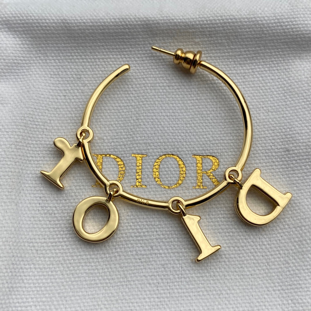 2025 Alphabet Drop Large Earrings