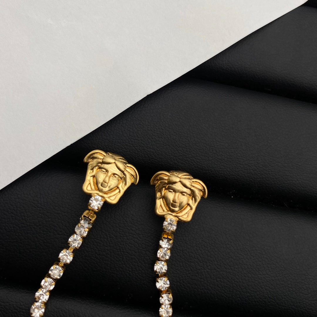 2025 Fashion Crystal Chain Earrings