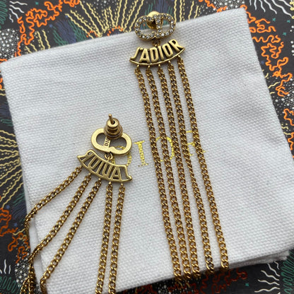 2025 Alphabet Fringe Earrings