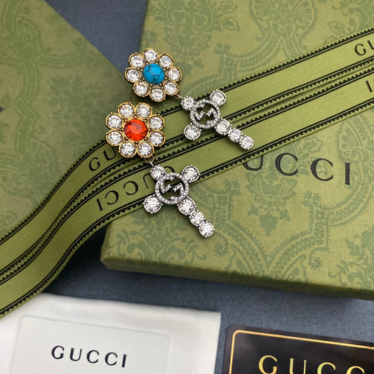 2025 Cross-shaped Diamond Earrings