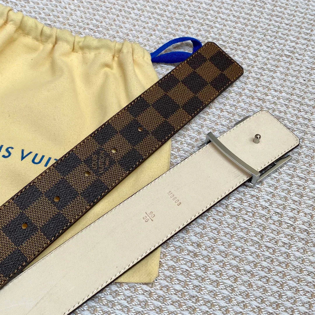 2025 Double-faced calfskin belt width 4.0