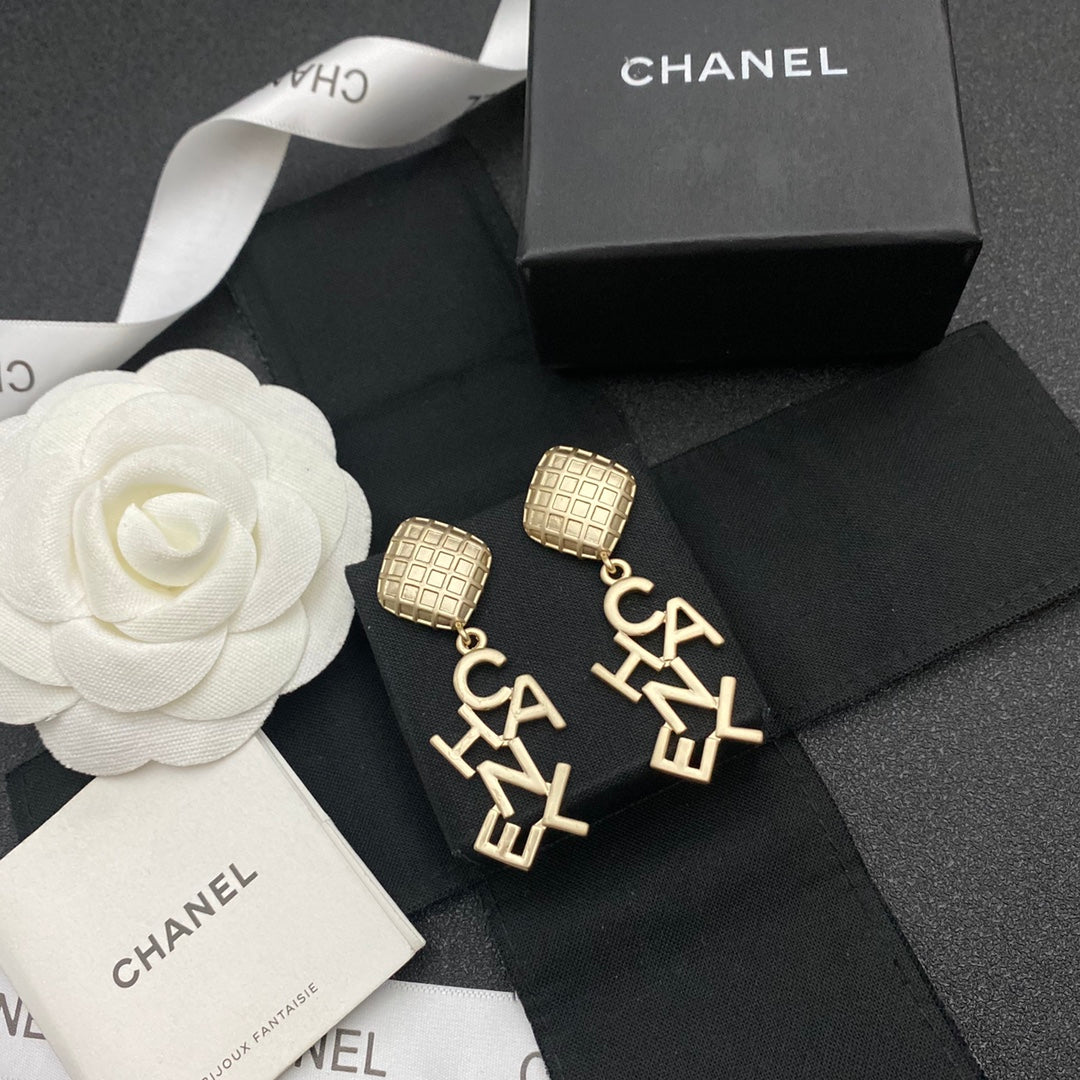 2025 Vintage Irregular Letter Drop Earrings