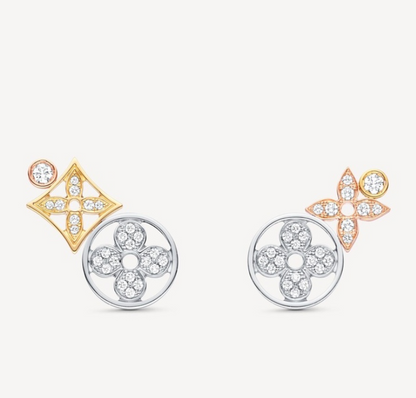 2025 Four Leaf Clover Flower Stud Earrings