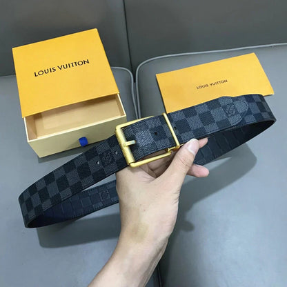 2025 Double-sided calfskin belt with pin-buckle buckle