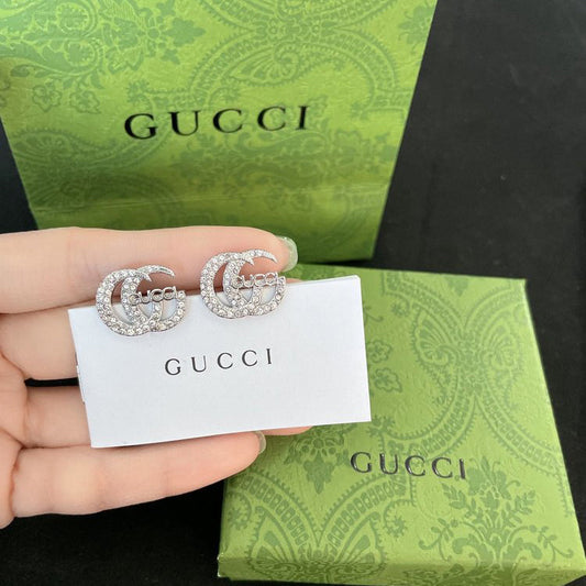 2025 Elegant Sparkling Diamond Stud Earrings