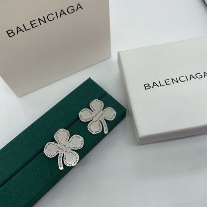 2025 Four-leaf Clover Letter Earrings