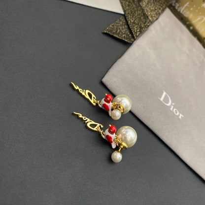 2025 Bird Pearl Earrings