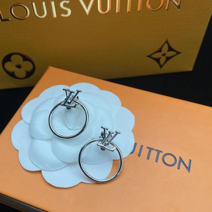 2025 Versatile Circle Letter Earrings