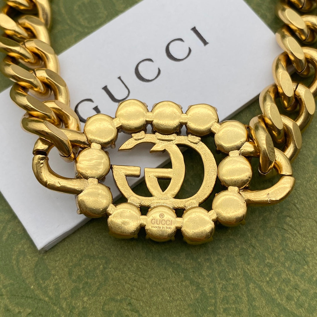 2025 Pearl Letter Bracelet Necklace Set