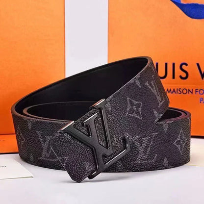 2025 3 Colors printed letter leather belt
