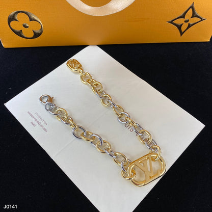 2025 Oval Chain Necklace Bracelet Earring Set