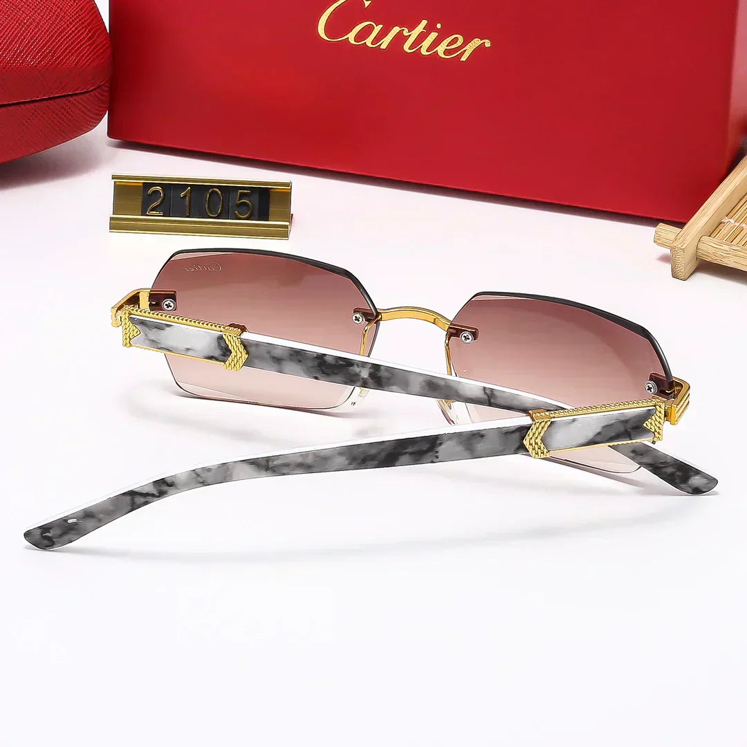 2025 stylish frameless sunglasses 2106