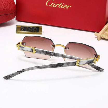 2025 stylish frameless sunglasses 2106