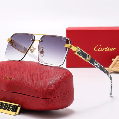 2025 Square stylish frameless sunglasses 2105