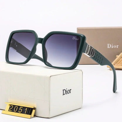 2025 Trendy square frame sun protection sunglasses