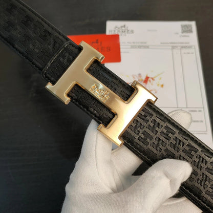 2025 2 Colors  printed leather belt