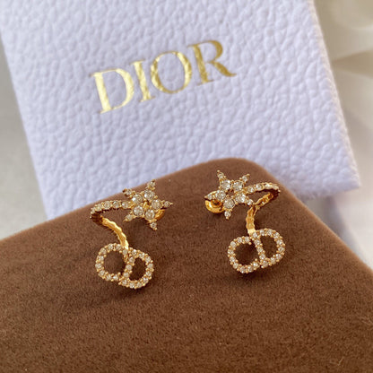 2025 Diamond Star Stud Earrings