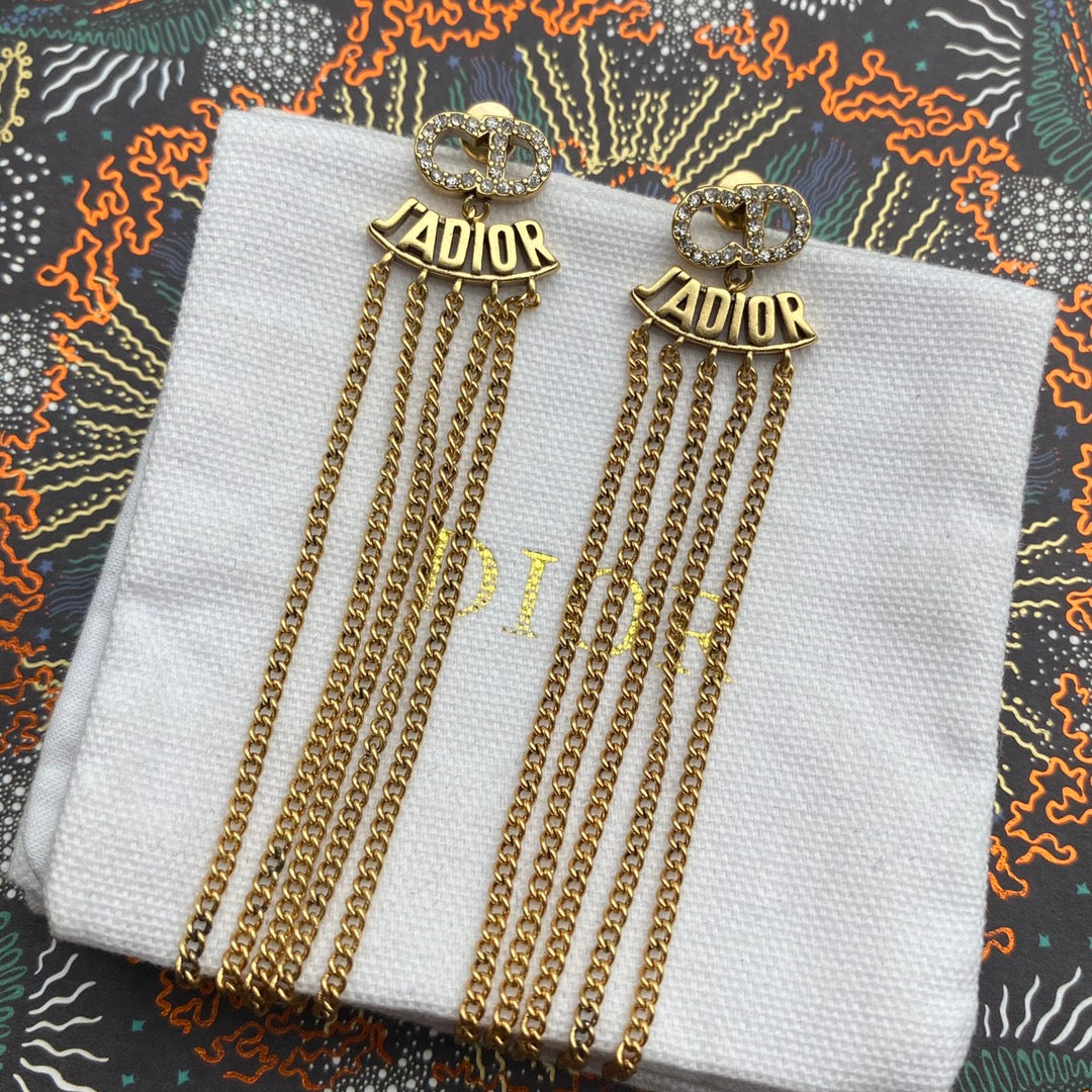 2025 Alphabet Fringe Earrings