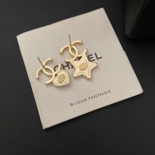 2025 Asymmetric Star Diamond Earrings