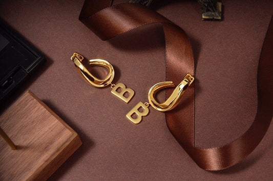 2025 Twisted Letter Earrings