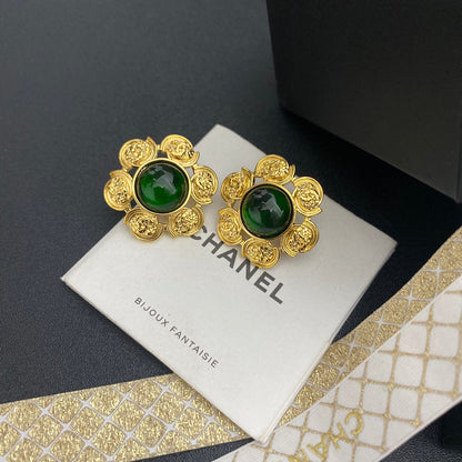 2025 New Emerald Stud Earrings