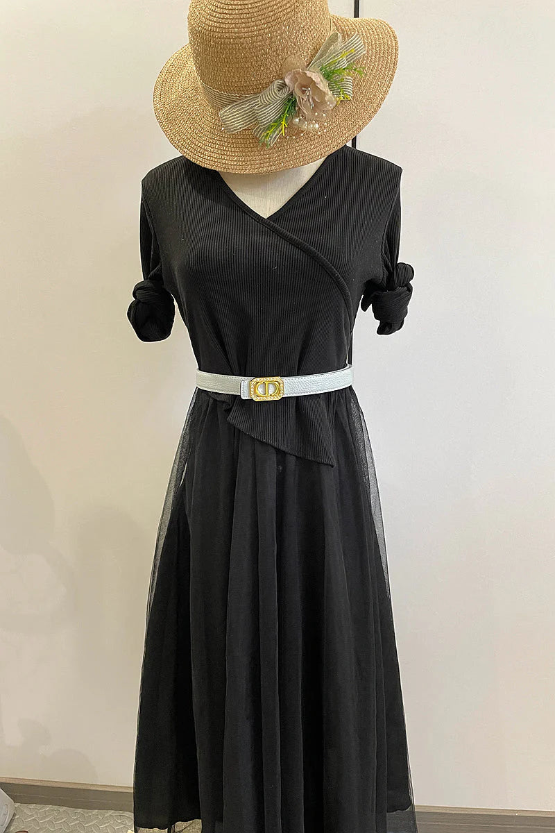 2025 6 Colors  rhinestone lychee pattern double-sided belt