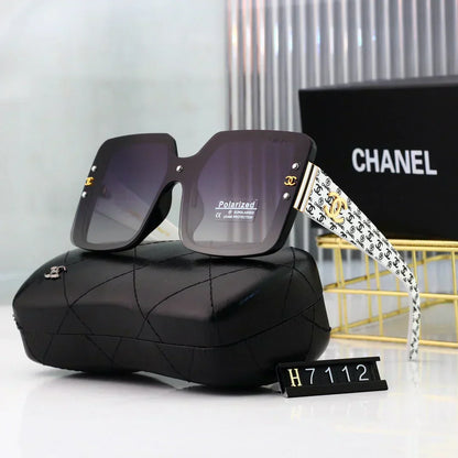 2025 Sunglasses  Retro flower leg large frame sunglasses