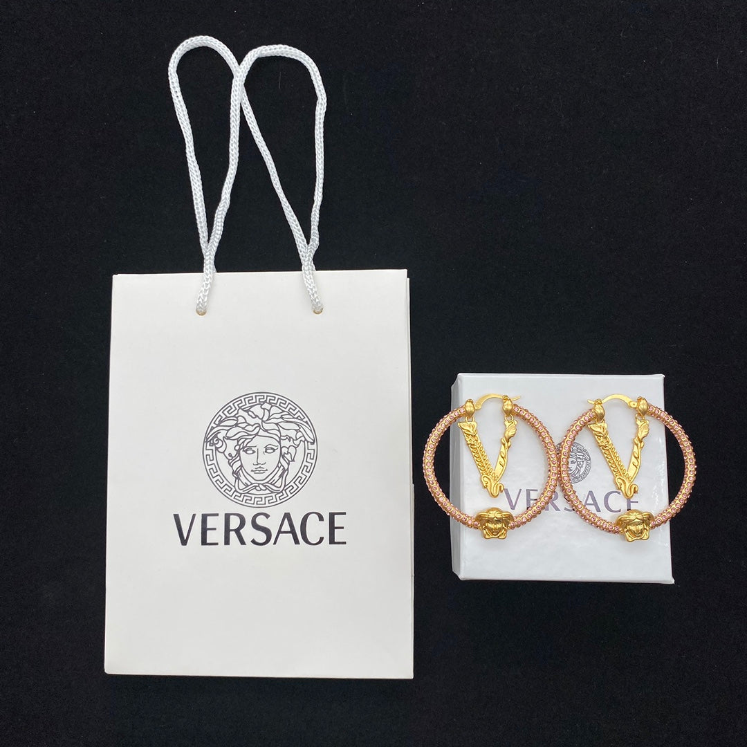 2025 Vintage Diamond Hoop Earrings