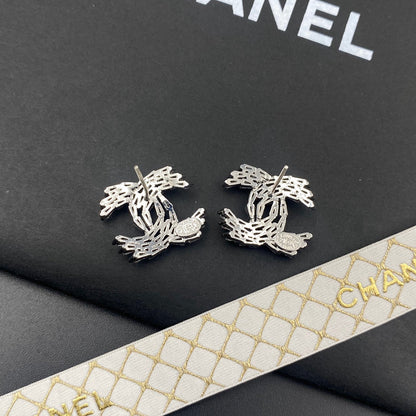 2025 Sparkling Crystal and Diamond Earrings