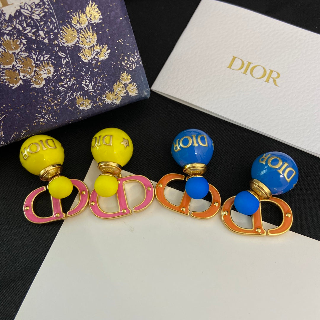 2025 Fashion Glaze CD Drop Earrings