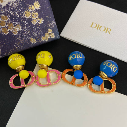 2025 Fashion Glaze CD Drop Earrings