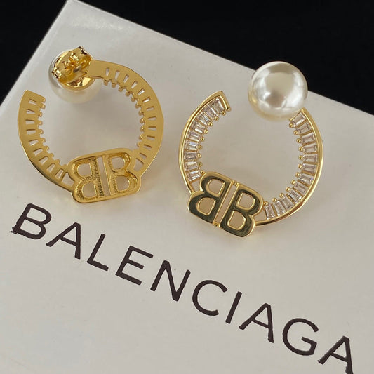 2025 Crystal Diamond Pearl Earrings