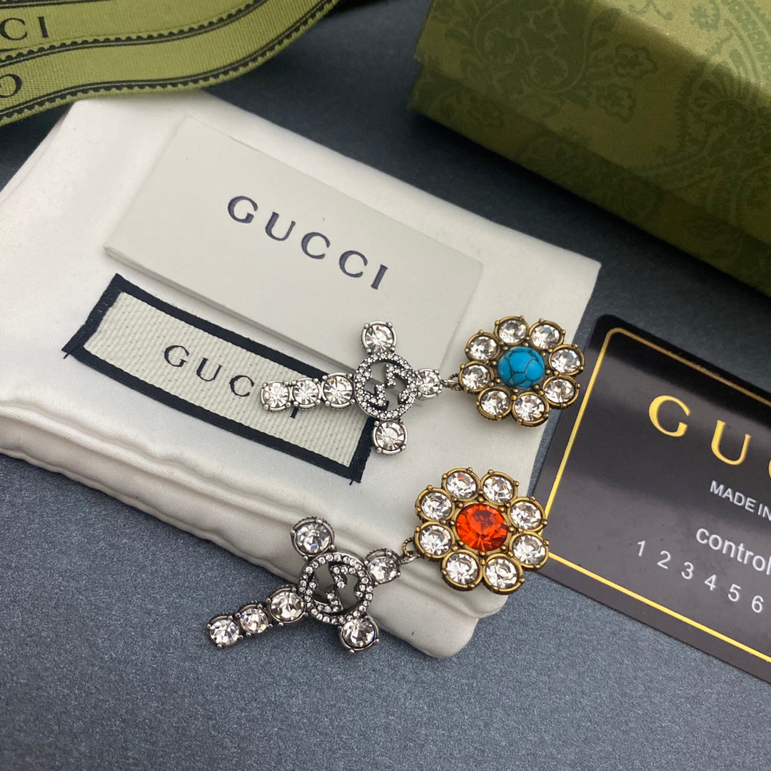 2025 Cross-shaped Diamond Earrings