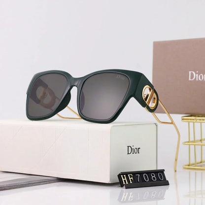 2025 Large frame fashionable cat-eye sunglasses