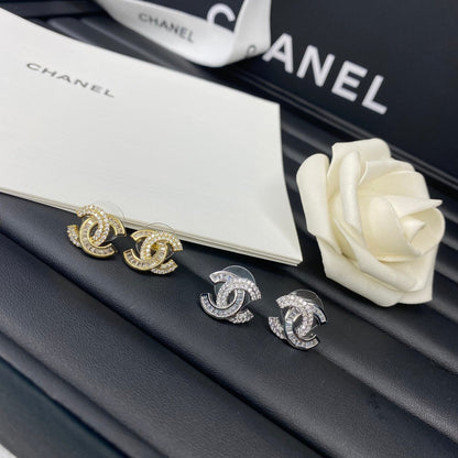 2025 Sparkling Zircon Stud Earrings