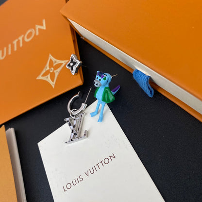 2025 Angel Pig 3 Piece Earrings