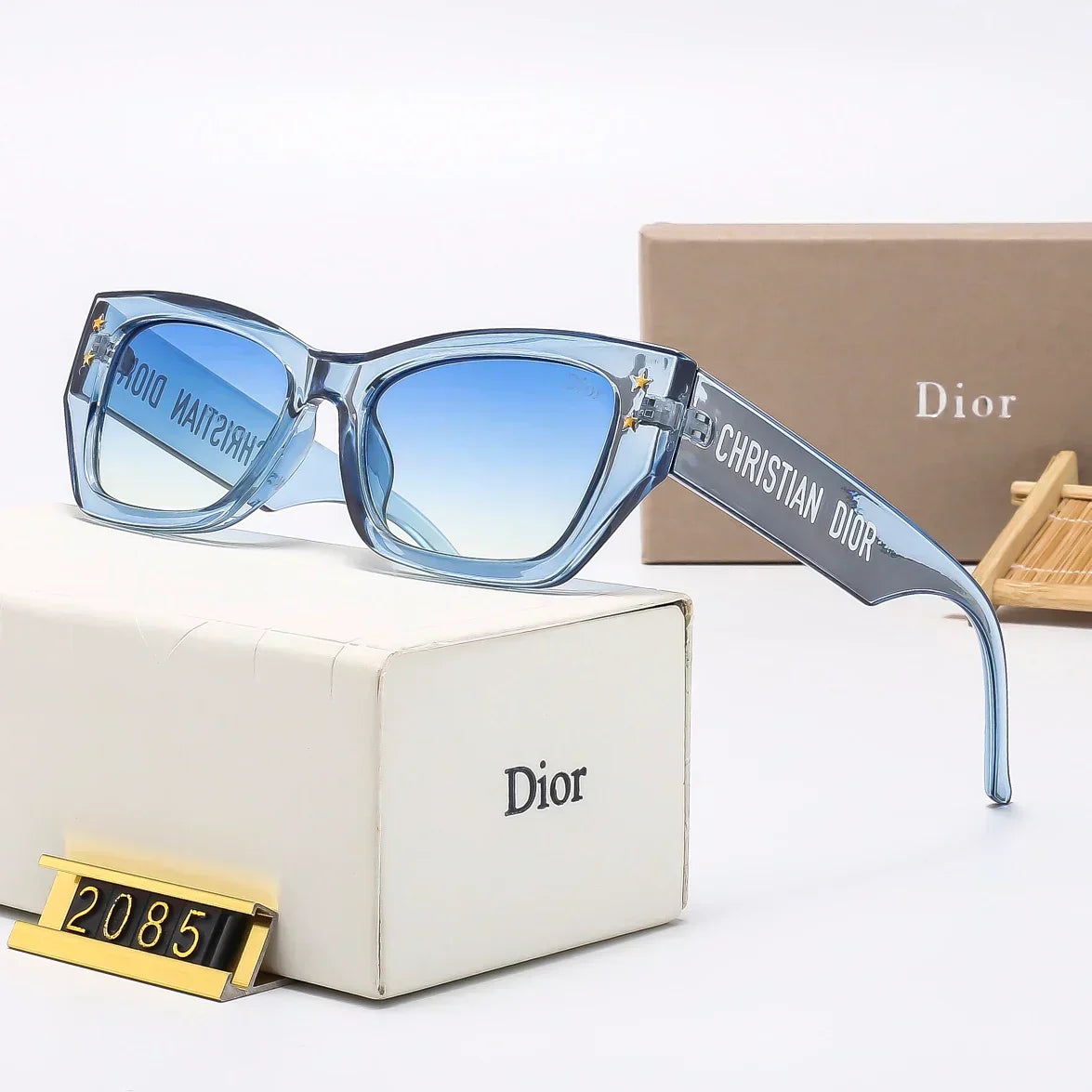 2025 Fashionable square frame  sunglasses  2085