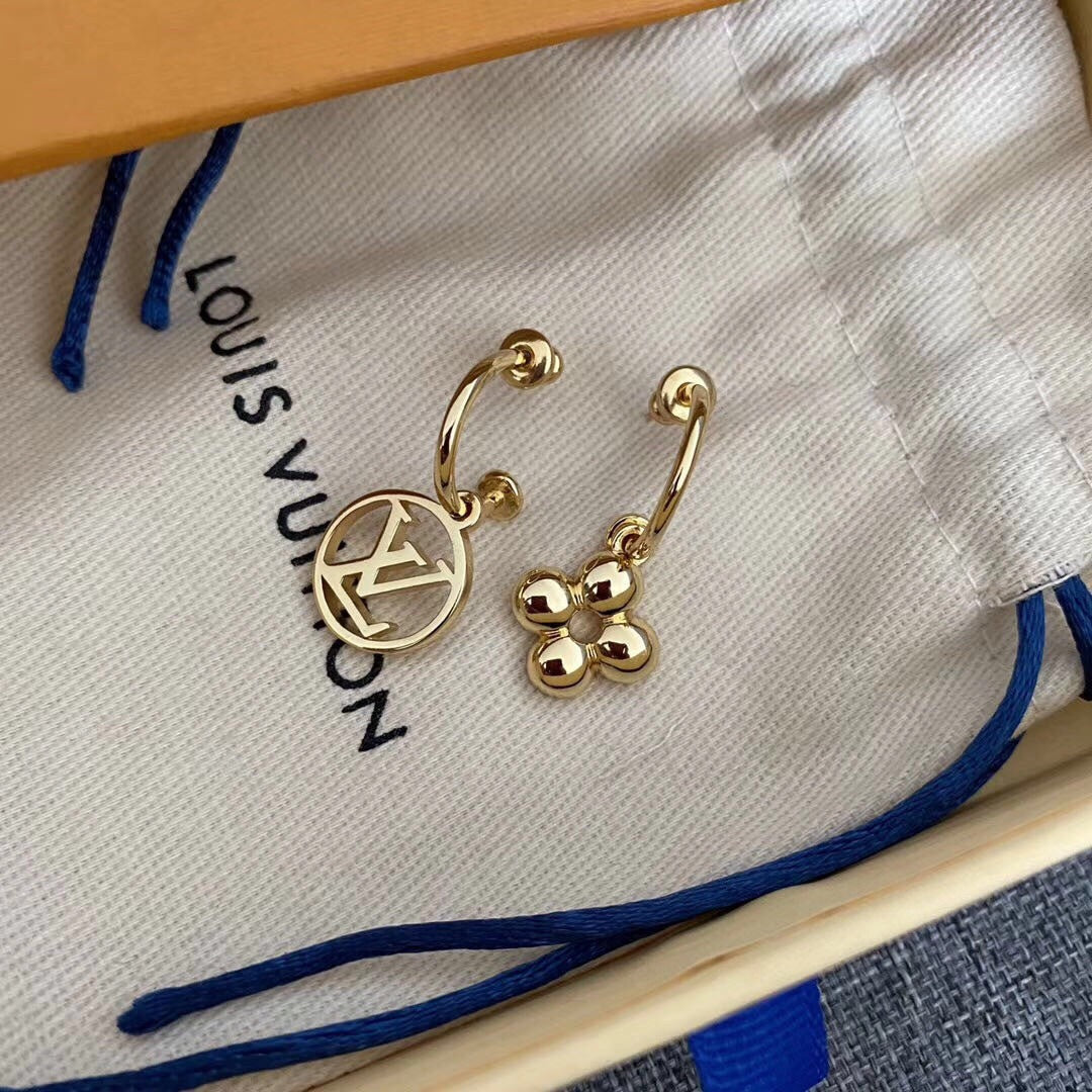 2025 Flower & Logo Earrings