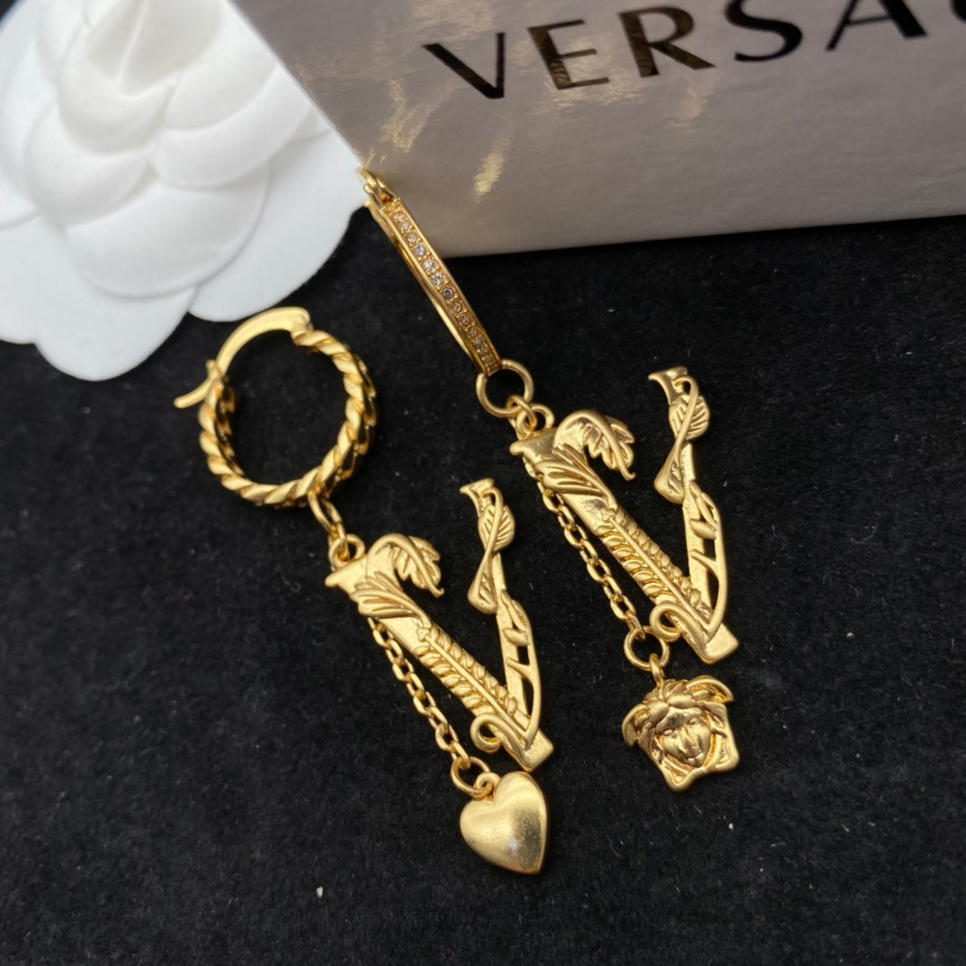 2025 Vintage Diamond Craft Pendant Earrings