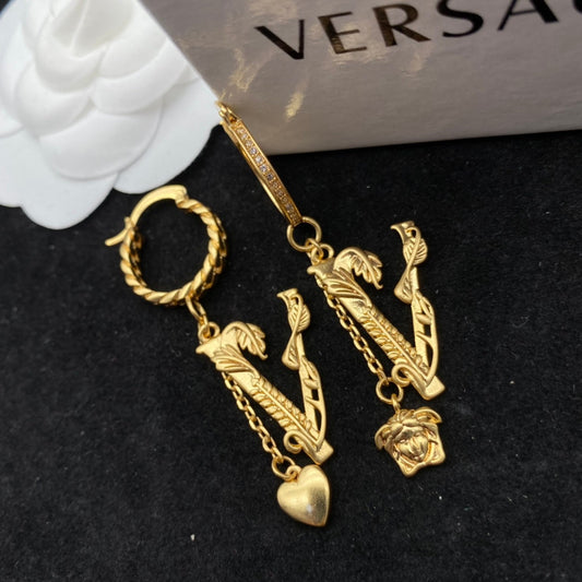 2025 Vintage Diamond Craft Pendant Earrings