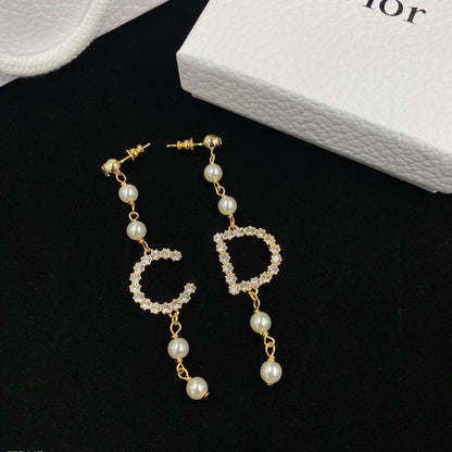 2025 Alphabet Pearl Earrings