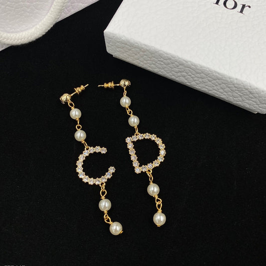 2025 Alphabet Pearl Earrings