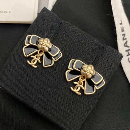 2025 Enamel Craft Camellia Earrings