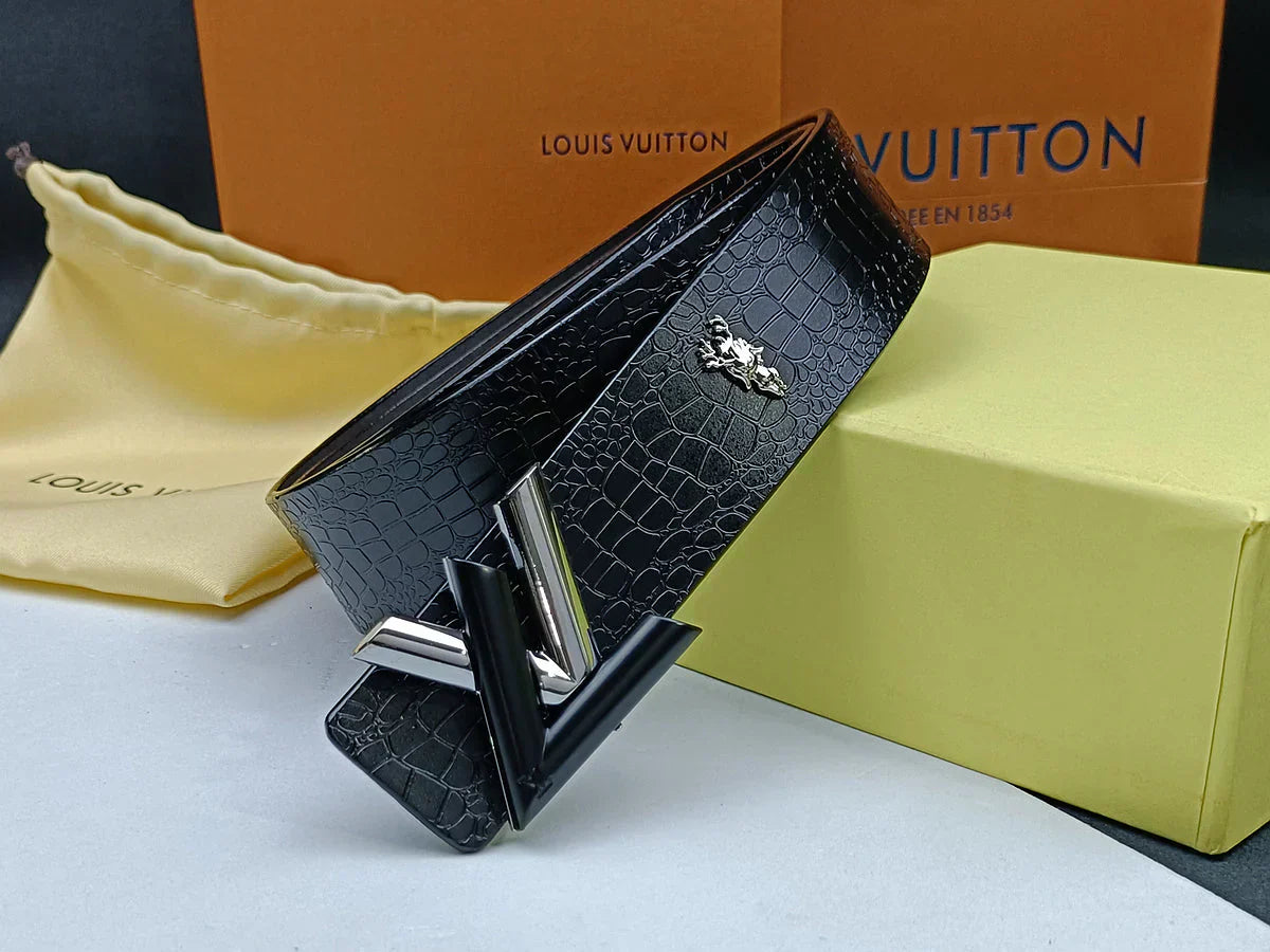 2025 belt 3 Colors  printed letter leather belt