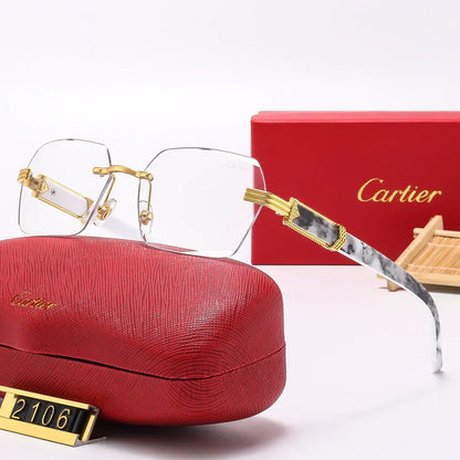 2025 stylish frameless sunglasses 2106